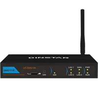 Dinstar UC2000-VA 1พอร์ต Gsm/wcdam Goip Gateway,GSM 3กรัม4กรัมเราเตอร์ซิมกล่อง Voip Gateway