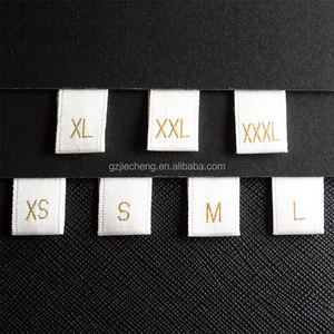 Trang Phục Vải Damask Sang Trọng Trang Phục Vải Satin Dệt Trung Tâm Gấp Nhãn Cỡ Nhỏ Quần ĐẦM Cho Quần Áo Nhãn Kích Cỡ Số X Xl Xll - Product Image 2