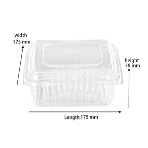 Bán buôn nhựa trong suốt lưu trữ container lê Vỏ sò bao bì cho Apple nho đào - Product Image 2