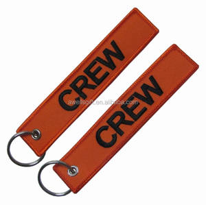 Alta calidad corta bordado correa llavero con mosquetón y anillo <span class=keywords><strong>en</strong></span> <span class=keywords><strong>d</strong></span> - Product Image 3