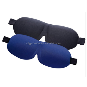Sombra <span class=keywords><strong>de</strong></span> <span class=keywords><strong>ojos</strong></span> <span class=keywords><strong>de</strong></span> espuma viscoelástica ligera con logotipo personalizado, máscara <span class=keywords><strong>de</strong></span> <span class=keywords><strong>ojos</strong></span> contorneada 3d con correa ajustable - Product Image 3