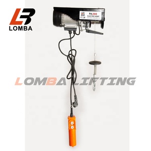 Fournisseur chinois PA500 palan à câble métallique 220V 50Hz mini treuil électrique pour immeuble de grande hauteur - Product Image 2