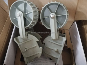 Hot Sale Marine Flip-up Retreckable <strong>Dinghy</strong> <strong>Wheels</strong> Pair Nylon Inflatable Boat Launching <strong>Wheels</strong> - Product Image 3