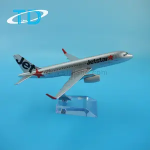 Airbus a320 1/250 jetstar 16cm speelgoed vliegtuig