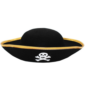 Cuir tricorne chapeau capitaine morgan pirate chapeau capitaine morgan chapeau - Product Image 4
