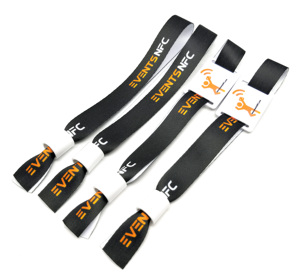 Tùy chỉnh vải sự kiện <span class=keywords><strong>NFC</strong></span> Vòng đeo tay, Bán Buôn tùy chỉnh vải dây đeo cổ tay - Product Image 1