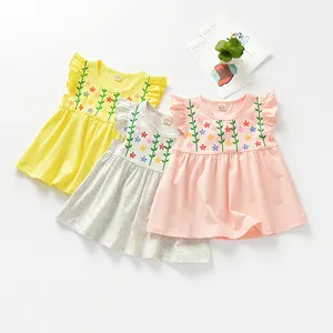 Appena nato Del Bambino Vestiti Della Ragazza di Estate Del Bambino Bambini Vestiti Floreali Con Le Immagini - Product Image 1