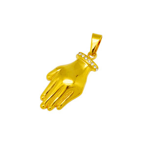 18k Yellow Gold Lucky Jewelry <strong>Italian</strong> <strong>Horn</strong> <strong>Charm</strong> for Mens Cornicello <strong>Necklace</strong> - Product Image 6