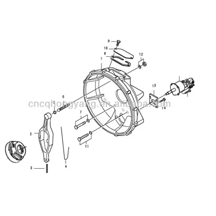 S6-160/S6-100/S6-90 Versnellingsbak Clutch Fabrikant/Fabriek in China (6060 201 224 H)