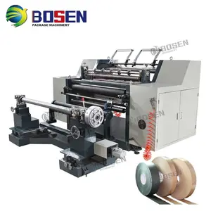 Full Automatic Horizontal PE PVC Plastic Film Non Woven Slice Slitter Rewinder Machine