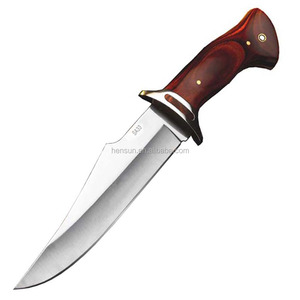 Couteau tactique <span class=keywords><strong>de</strong></span> chasse en acier inoxydable <span class=keywords><strong>de</strong></span> qualité supérieure avec manche en bois <span class=keywords><strong>de</strong></span> santal rouge, fabriqué en usine - Product Image 4