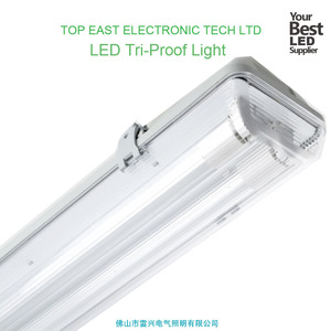 Indoor Warehouse <strong>LED</strong> Triproof Motion <strong>Sensor</strong> Light Fixture Emergency Weatherproof Ceiling Luminaire - Product Image 3