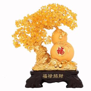 Phong Thủy Vàng wulou Bức Tượng Nhựa Trang Trí Tiền Cây Cho Trang Trí Nội Thất Lấy Cảm hứng Của Phật Giáo - Product Image 2