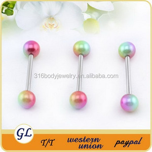 BA01015 <span class=keywords><strong>piercing</strong></span> bilanciere in cristallo placcato oro - Product Image 6
