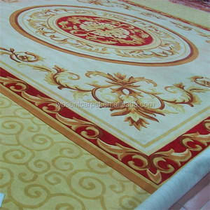 Tappeto e Moquette Tradizionale Floreale Intagliato a Mano 100% Lana a Pelo Alto Antiscivolo - Vendita Diretta dalla Fabbrica - Product Image 2