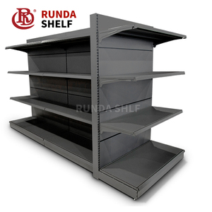 <span class=keywords><strong>Étagère</strong></span> de supermarché robuste 100-120Kg présentoir au sol séparateurs d'<span class=keywords><strong>étagère</strong></span>s étiquettes de prix <span class=keywords><strong>étagère</strong></span>s gondole de stockage en métal et acier - Product Image 2
