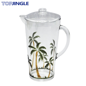 Jarra de agua grande de color de cocina de palma de coco - Product Image 1