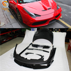 Capot en FRP adapté à <span class=keywords><strong>la</strong></span> <span class=keywords><strong>Ferrari</strong></span> F458, kit de pare-chocs avant de style Speciale - Product Image 2