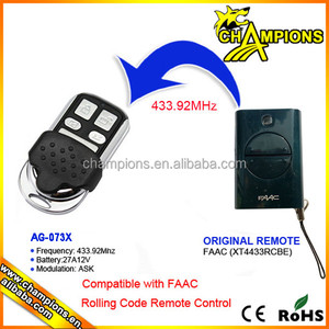 Duplicados FAAC código <span class=keywords><strong>variable</strong></span> de control remoto, control remoto compatible 433.92 MHz - Product Image 1