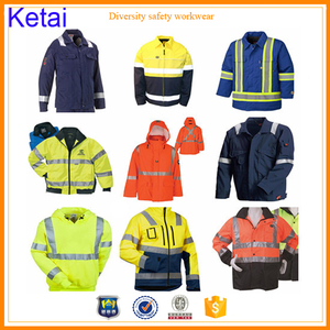 Bán buôn tùy chỉnh Hi VIS phản quang xây dựng bảo hộ lao động an ninh đồng phục - Product Image 2