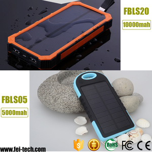 Banco de Energía Solar Impermeable de 10000 mAh con Linterna LED, Diseño Ultra Delgado, Carga Rápida, Certificación CE ROHS FCC, Potencia de Salida de 10 W - Product Image 3