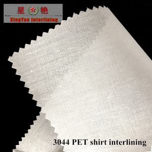 Gömlek yakalı tela astar % 100% <span class=keywords><strong>Polyester</strong></span> malzeme gömlek manşet erimiş dokuma tela kumaş - Product Image 2