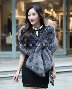 Fashion Faux Fur Stola Winter Wedding Shawl Voor Bridal Dress