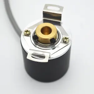 Codificador de eixo oco de 12mm, codificador de sinal uvw de resolução de pulso 2048, servo motor rotativo