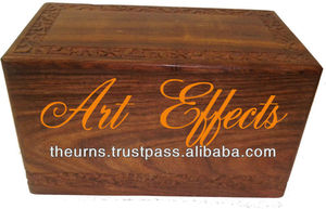 <b>Large</b> Wooden Pet Cremation <b>Urns</b> Minimalist Rectangular Design Eco-Friendly Customizable Ashes <b>Urn</b> for Pet Memorial - Product Image 2