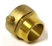 Adaptateur de bouche d'incendie pour tuyau d'incendie 1-1/2 "NST (NH) femelle pivotant X 1-1/2" mâle NPT
