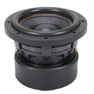 Vente chaude 6.5 pouces subwoofer haut-parleur pour voiture DC 12V avec 2 pouces bobine cône en fibre de carbone 350W alimenté par la Chine subwoofers - Product Image 1