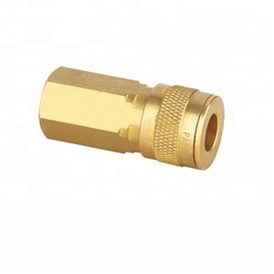 USA <span class=keywords><strong>Universal</strong></span> Typ Weiblich 1/4 Zoll NPT Hydraulik-Luftschlauch Messing Schnellkupplung Pneumatik-Kupplung - Product Image 5