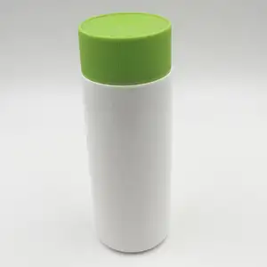 Plastic baby talc powder shaker bottle with mesh filter cap 180ml powder bottle twist cap