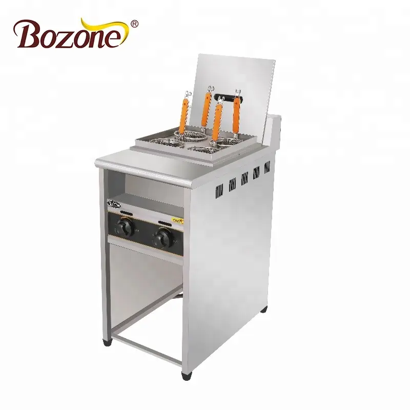 EH-84 Vertical stainless steel 4 cooking vegetable breakfast cooking machine LPG gas /electric pasta noodles Boiler