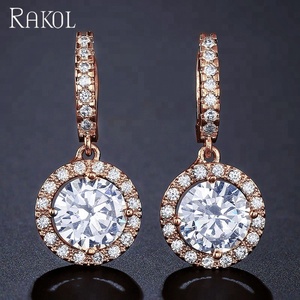 RAKOL EP320 Cubic Zirconia Clip-On <strong>Earrings</strong> Rhodium Plated Trendy Luxury Ear <strong>Cuff</strong> - Product Image 5