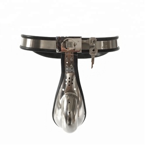 Nuovo Arrivo T3 Gabbia di Castità in Metallo per Pene, Cintura di Castità Maschile in Acciaio Inossidabile con Lucchetto, Dispositivo di Bondage, Gabbia per Pene, Giocattoli Sessuali per Uomini - Product Image 3