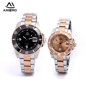 Nuovo stile miyota movimento di lusso water resistant acciaio <span class=keywords><strong>orologio</strong></span> <span class=keywords><strong>automatico</strong></span> per gli uomini e la <span class=keywords><strong>donna</strong></span> - Product Image 1
