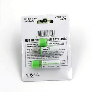 Ni-Mh Aa pil şarj edilebilir 1450 MAh 1.2V / 1.5V USB pil AA boyutu şarj - Product Image 6
