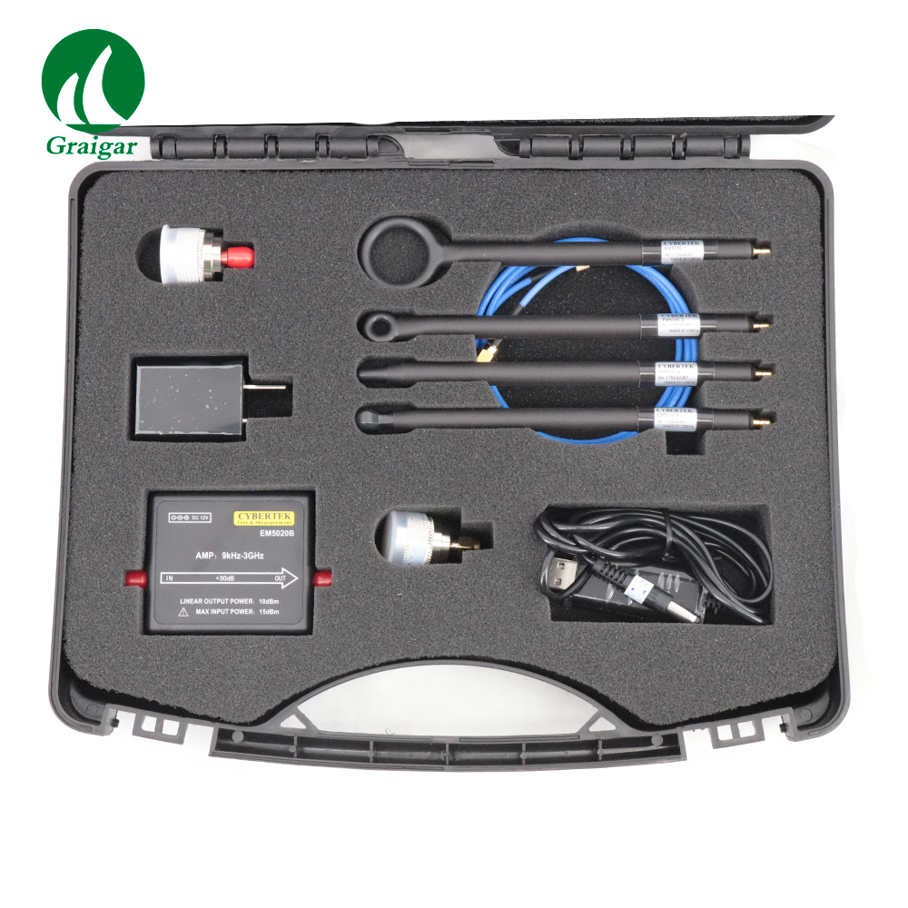 Free Shipping A Suit of Near Field Probe and Preamplifier EM5030+EM5020B 10CM Range Resolution 25mm
