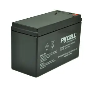 Batería recargable de ácido de plomo, acumulador de buena calidad, 12v, 7ah, sistema de alarma