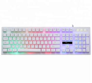 ワイヤードゲームキーボードとマウス104キーLEDバックライトUSB 1600 DPIコンビネーション - Product Image 5