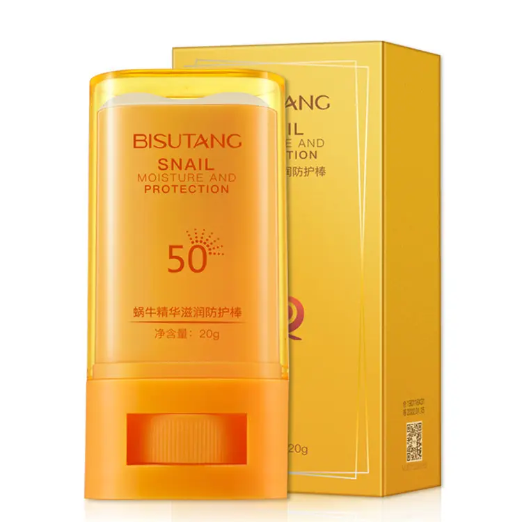 Organic Summer Sunscreen Snail Essence Moisturizing Protective Skin Care Anti-UV Whitening Concealer Sunscreen Cream