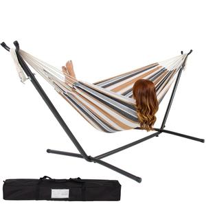 Support de hamac de jardin moderne en métal robuste de grande taille avec balançoires de patio pour une relaxation confortable en <span class=keywords><strong>extérieur</strong></span> et un mobilier <span class=keywords><strong>d</strong></span>'<span class=keywords><strong>extérieur</strong></span> - Product Image 3