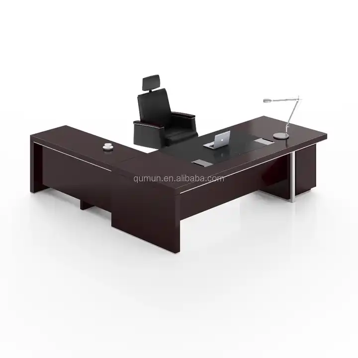 Durable Melamine Board Small Table Manager Office Table - China