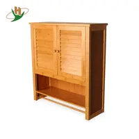 Armário de Parede De bambu Quarto Decorativos e Funcionais, Den, Cozinha ou Sala de Lavandaria