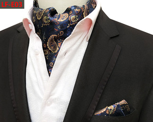Di lusso <span class=keywords><strong>da</strong></span> <span class=keywords><strong>uomo</strong></span> Vintage Paisley anacardi cravatta <span class=keywords><strong>da</strong></span> sposa formale merluzzo Scrunch auto britannico <span class=keywords><strong>uomo</strong></span> in seta morbido collo cravatta Ascot Set - Product Image 3