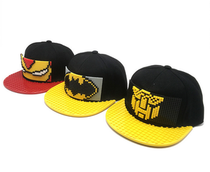 Custom Deign Giocattolo Mattoni Cappelli di Snapback Blocchi di Costruzione di Snapback Della Protezione di Snapback Originale - Product Image 1