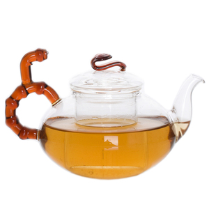 2018 nóng bán cá nhân hóa pyrex thủy tinh nhỏ ấm trà với kính lọc - Product Image 1