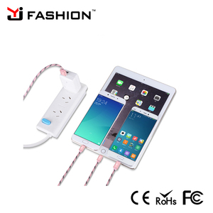 2017 caliente 3 en 1 carga tipo C cable micro USB para el teléfono Android, 8Pin USB carga cargador para iPhone 7 más 6 6 S se - Product Image 3