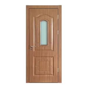 现代木塑防水门室内家用门聚氯乙烯层压板涂层门